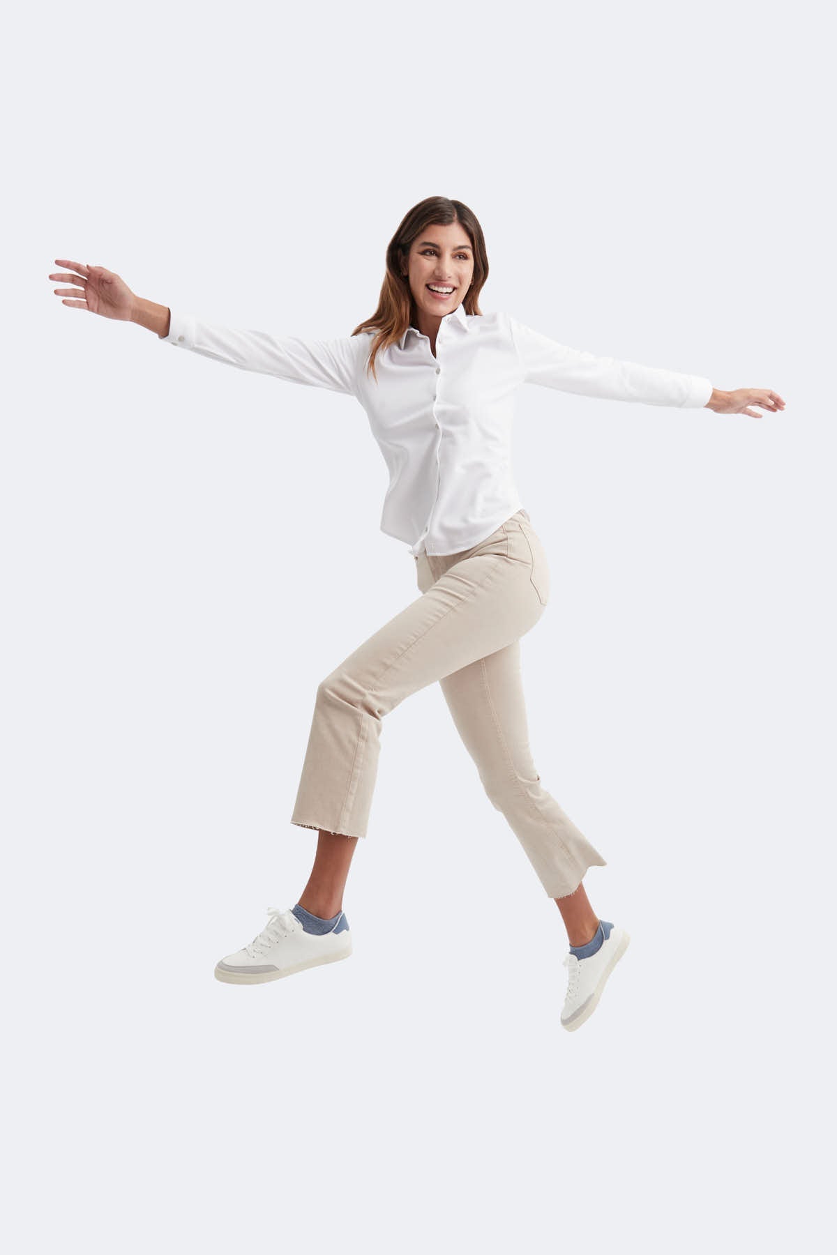 Slim fit white shirt ∞