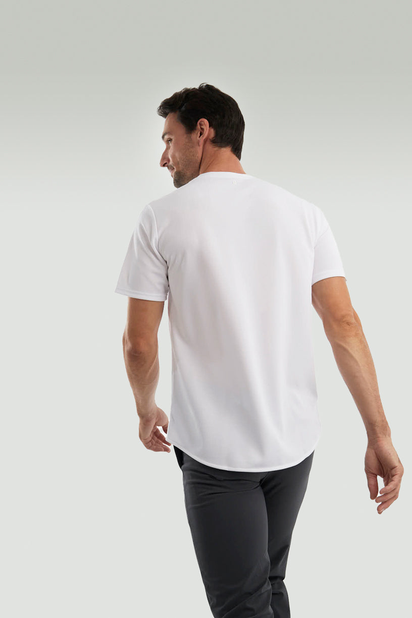 White T-shirt with logo ∞