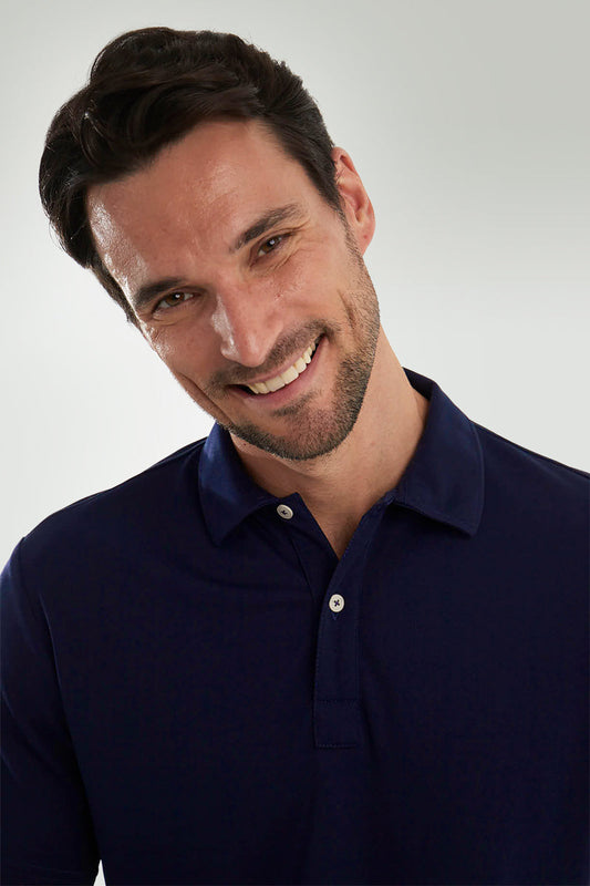 Polo azul marino ∞