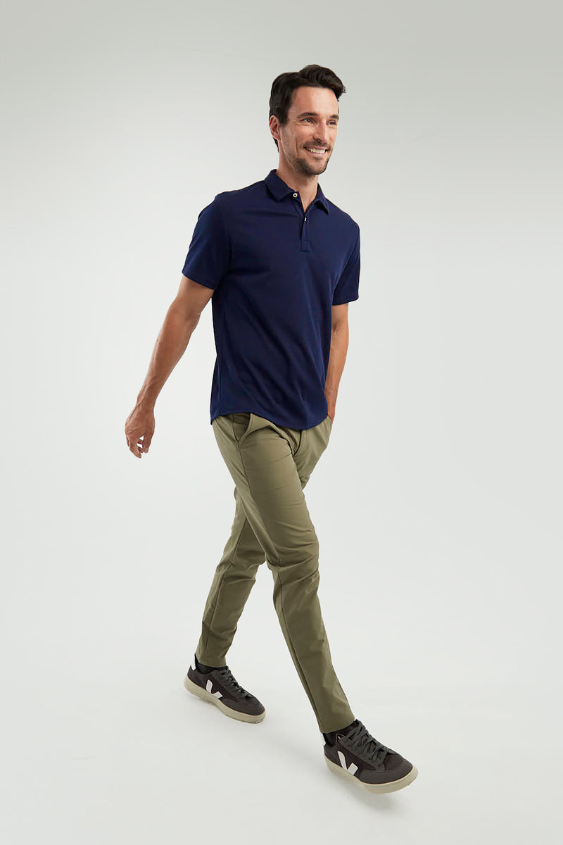 Polo azul marino ∞