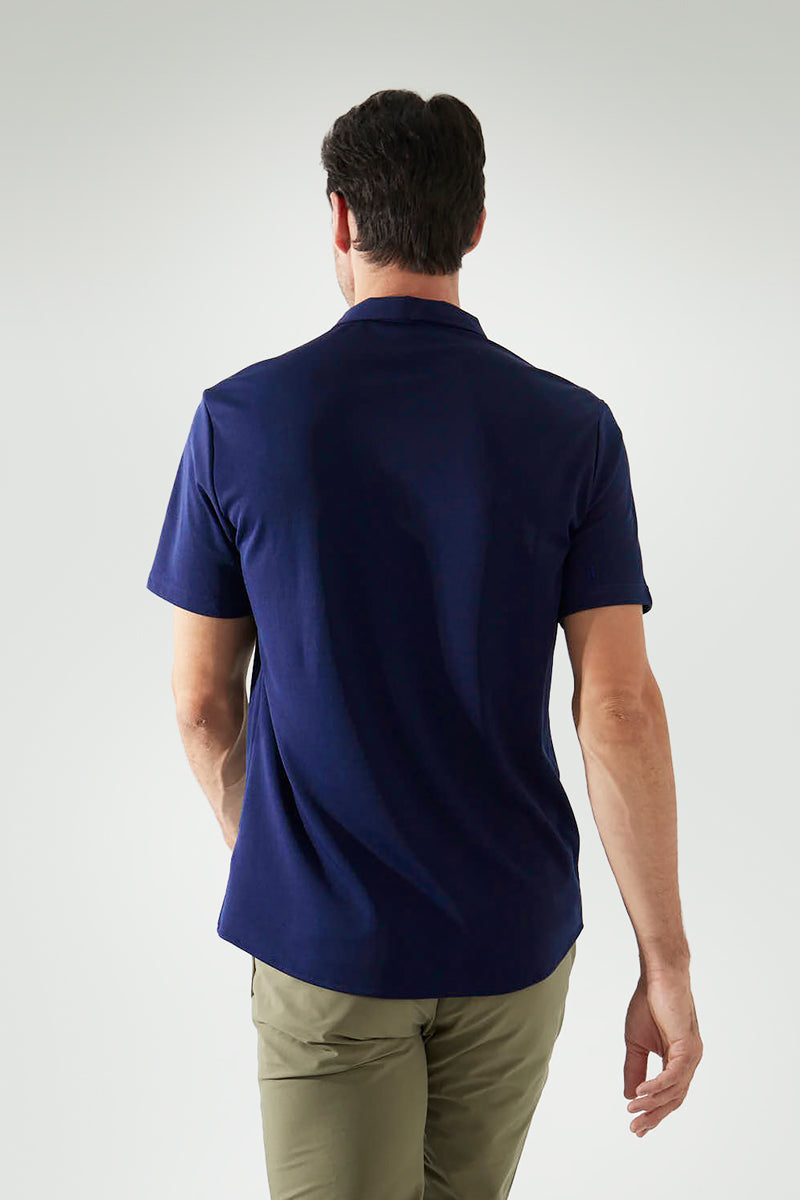 Polo azul marino ∞