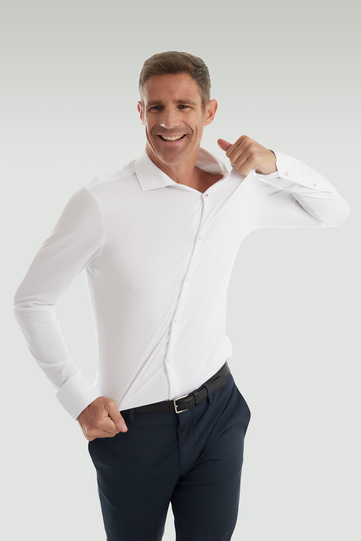 Regular fit white formal shirt ∞