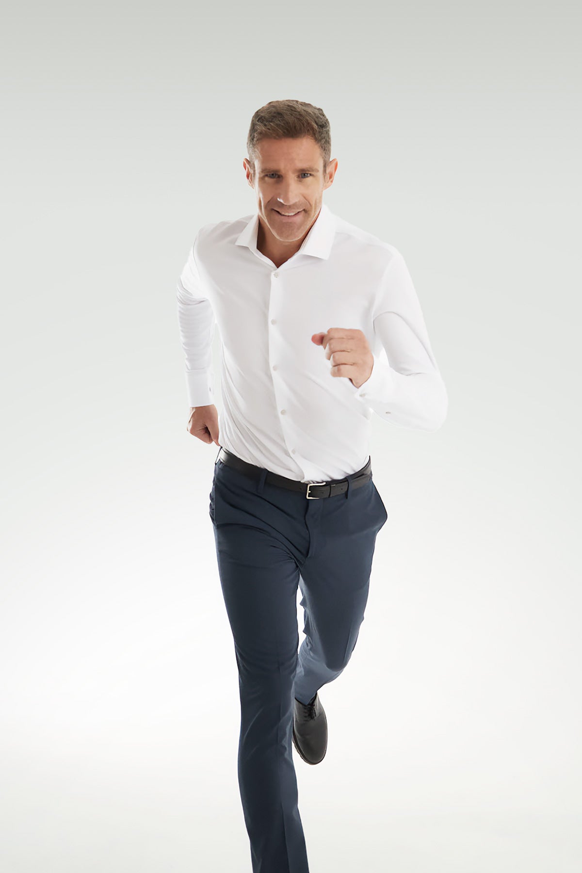 Regular fit white formal shirt ∞
