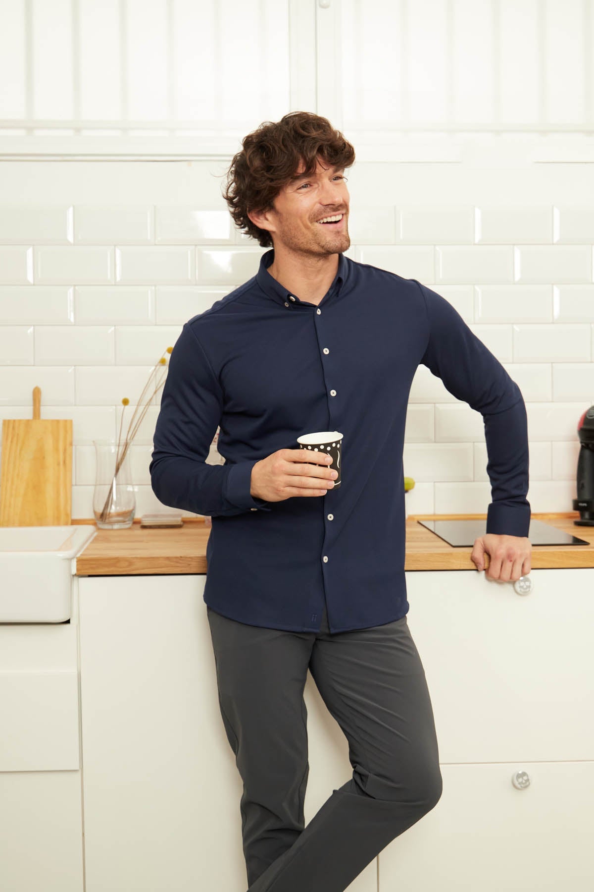 Navy blue shirt ∞