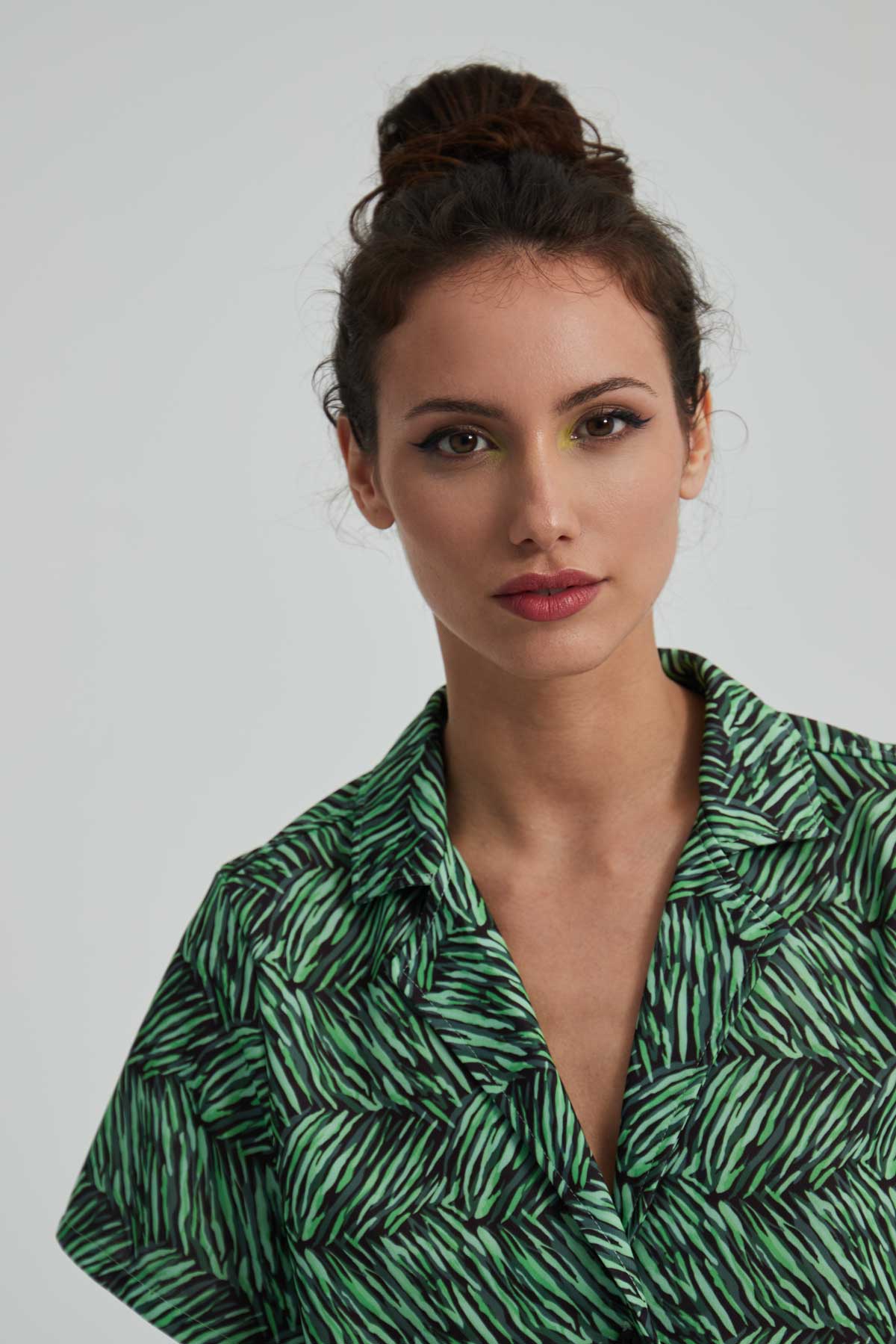 Tarifa bowling shirt, short sleeves