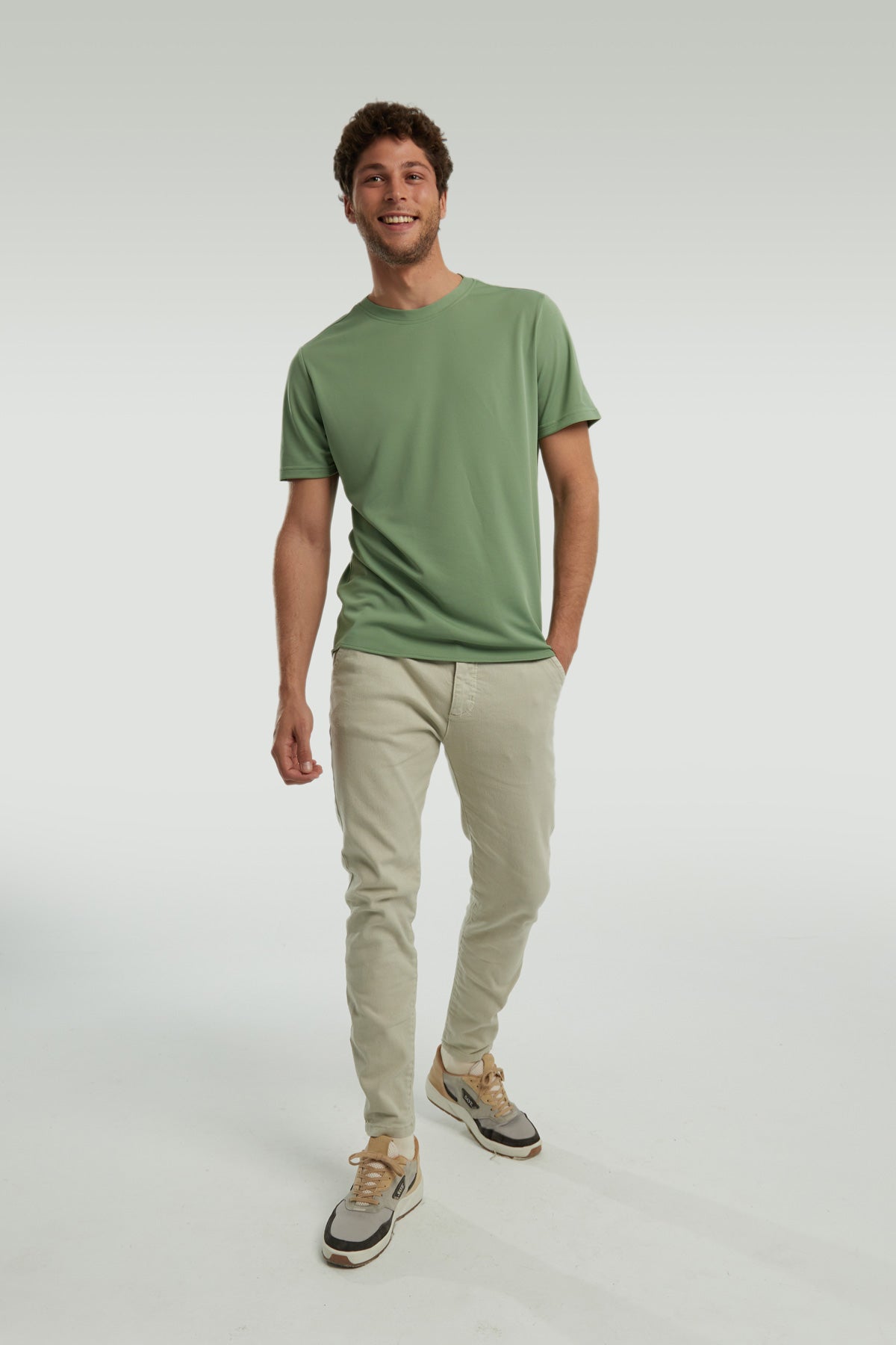 Safari green t-shirt ∞