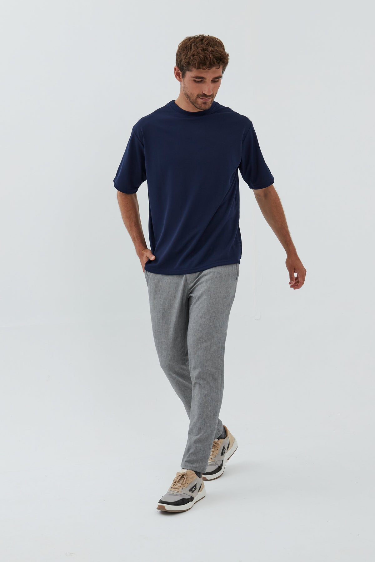 Navy blue oversized t-shirt ∞