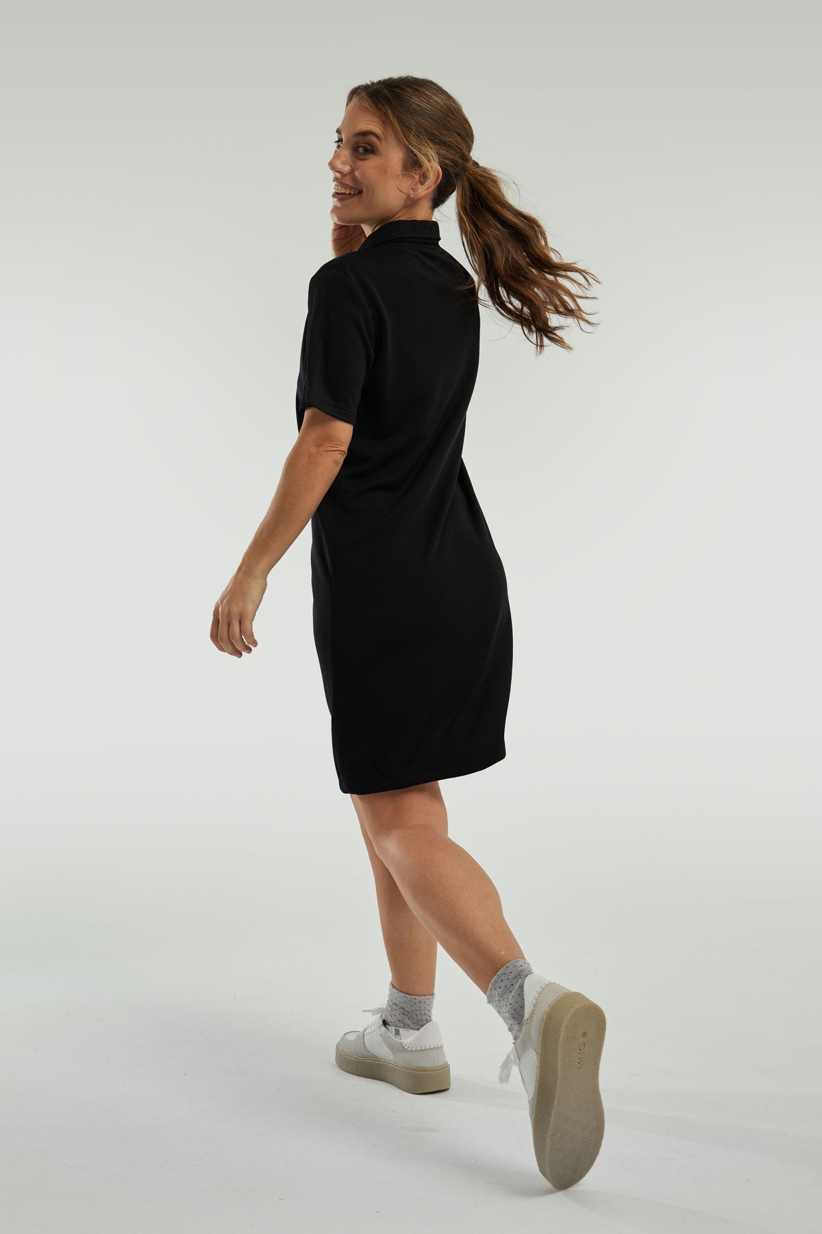 Vestido Polo Negro ∞