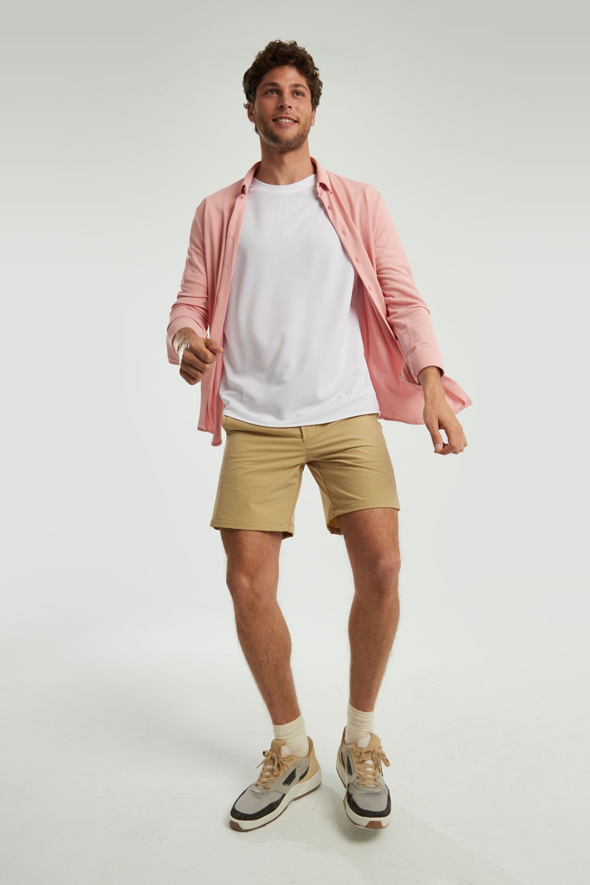 Pantalón corto groundbreaker beige