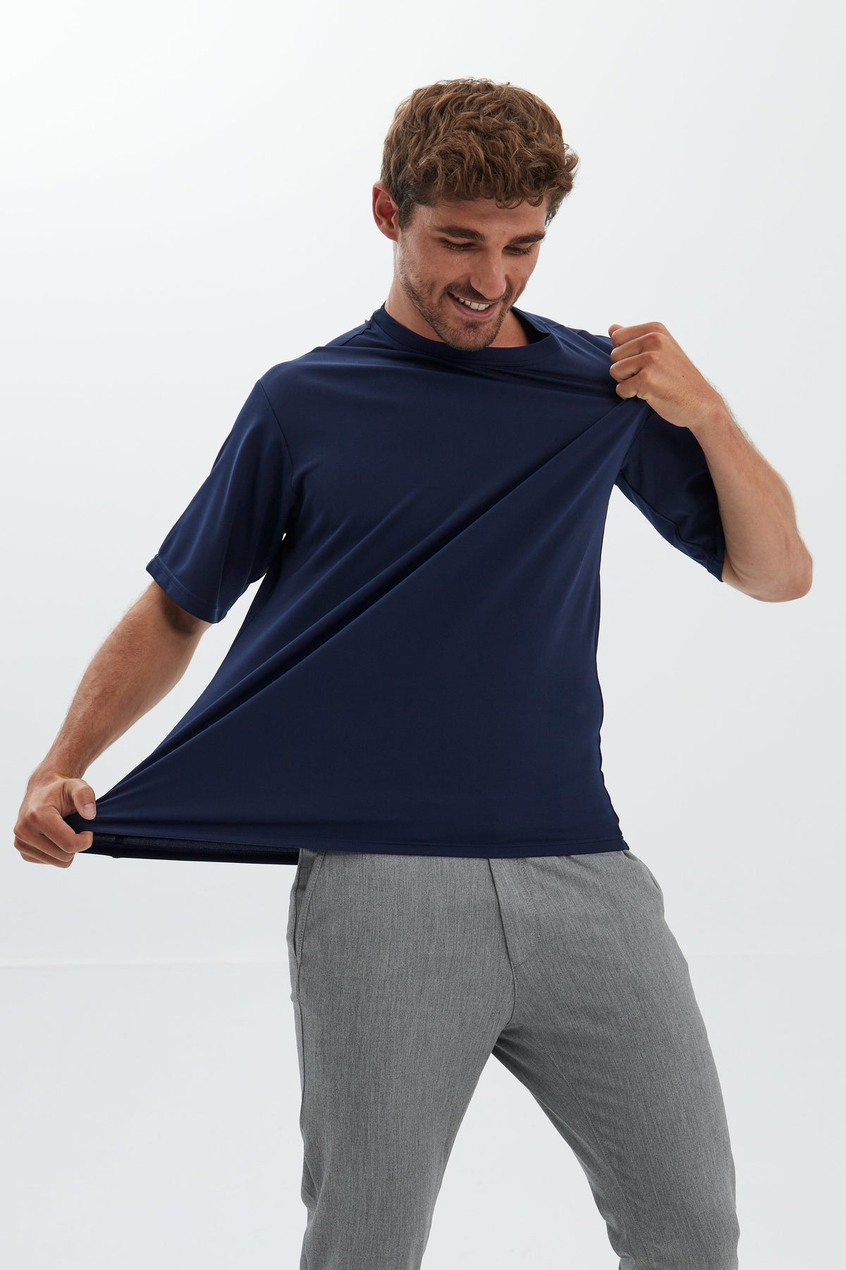 Navy blue oversized t-shirt ∞