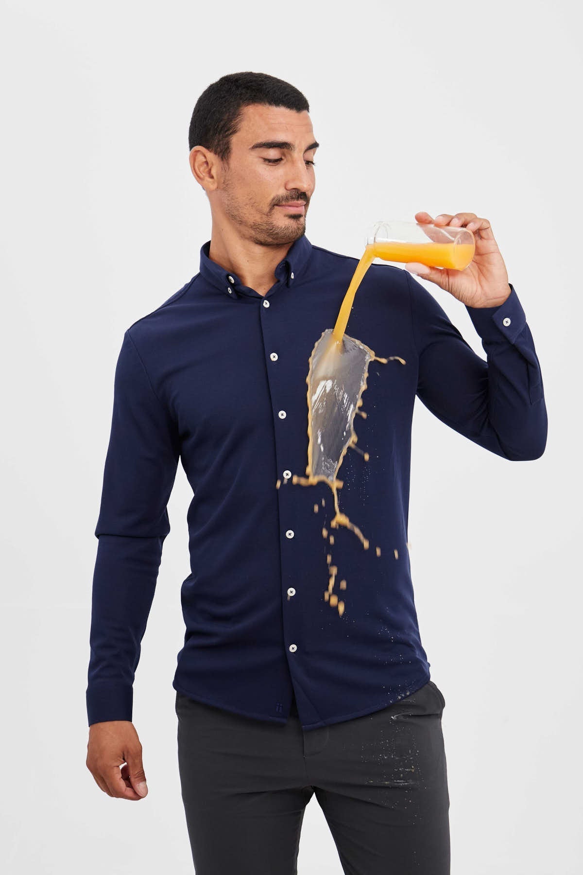 Navy blue shirt ∞