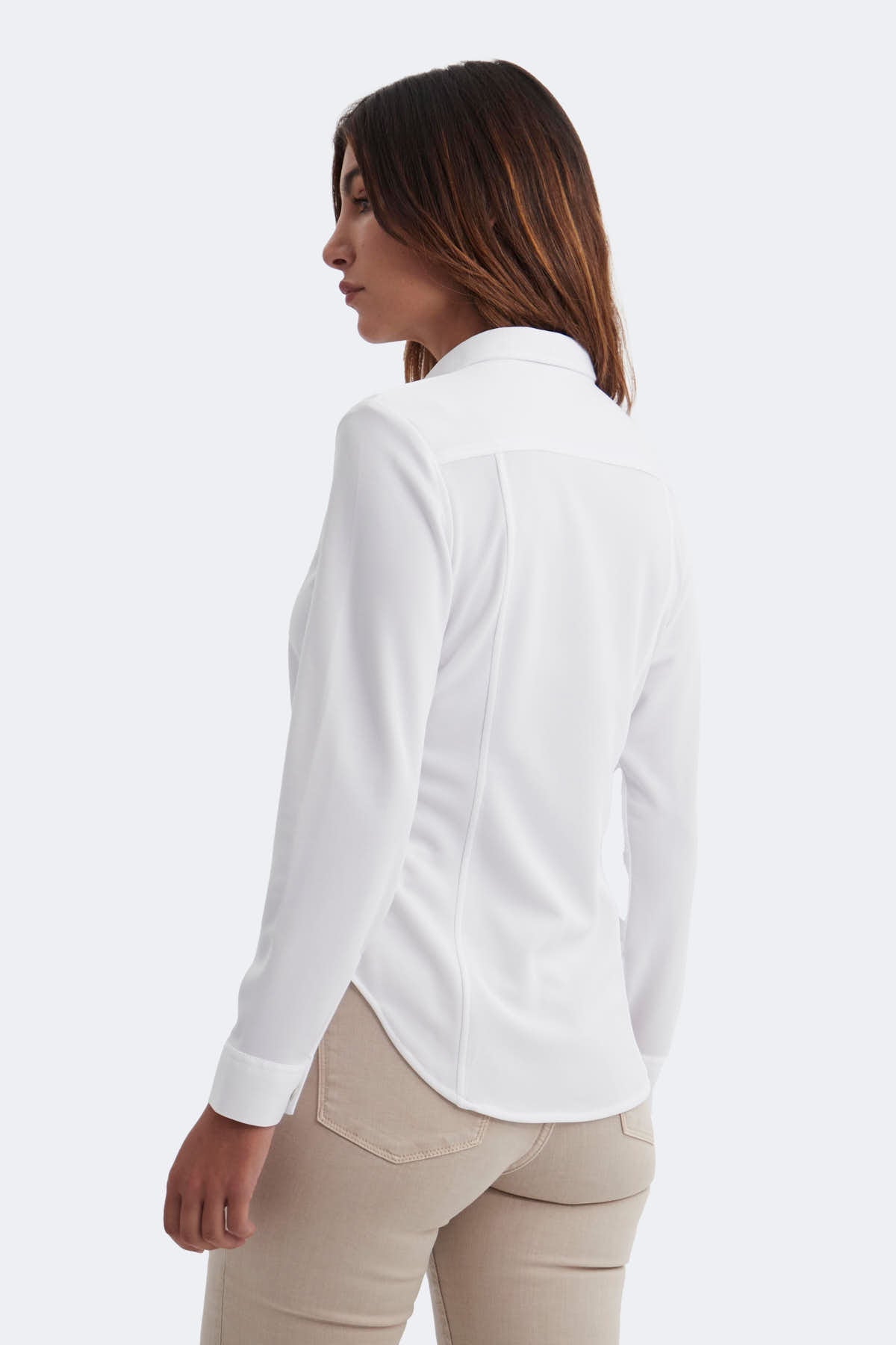 Slim fit white shirt ∞