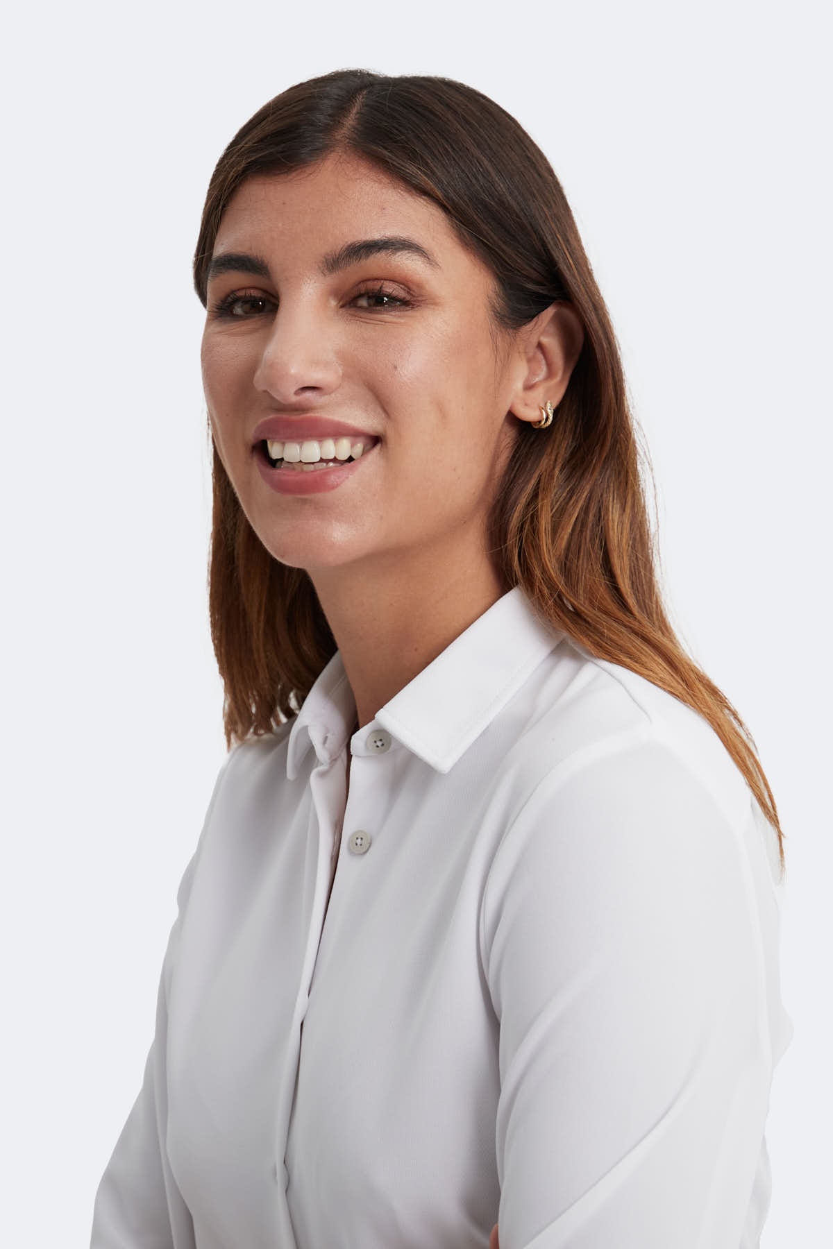 Slim fit white shirt ∞