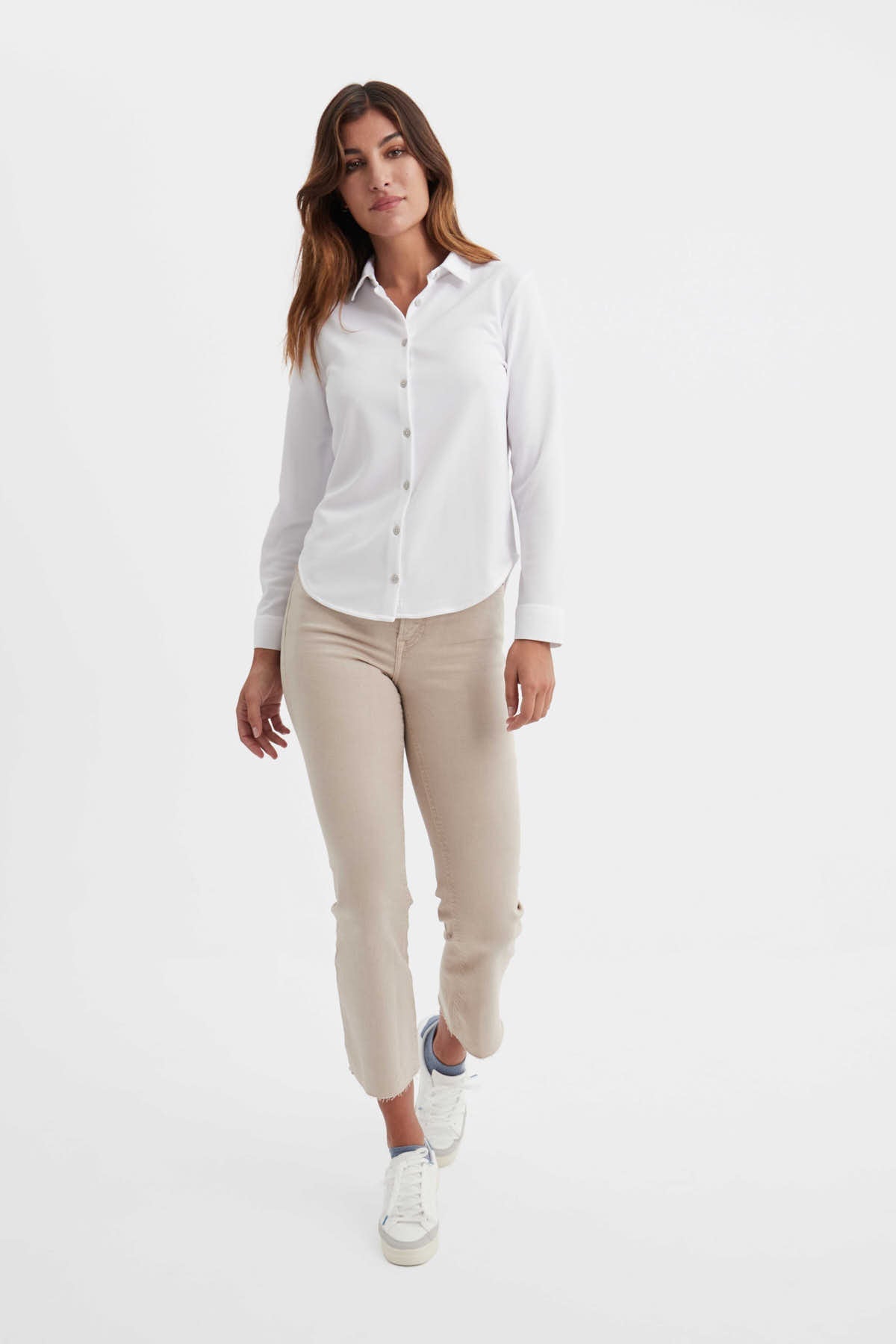 Slim fit white shirt ∞