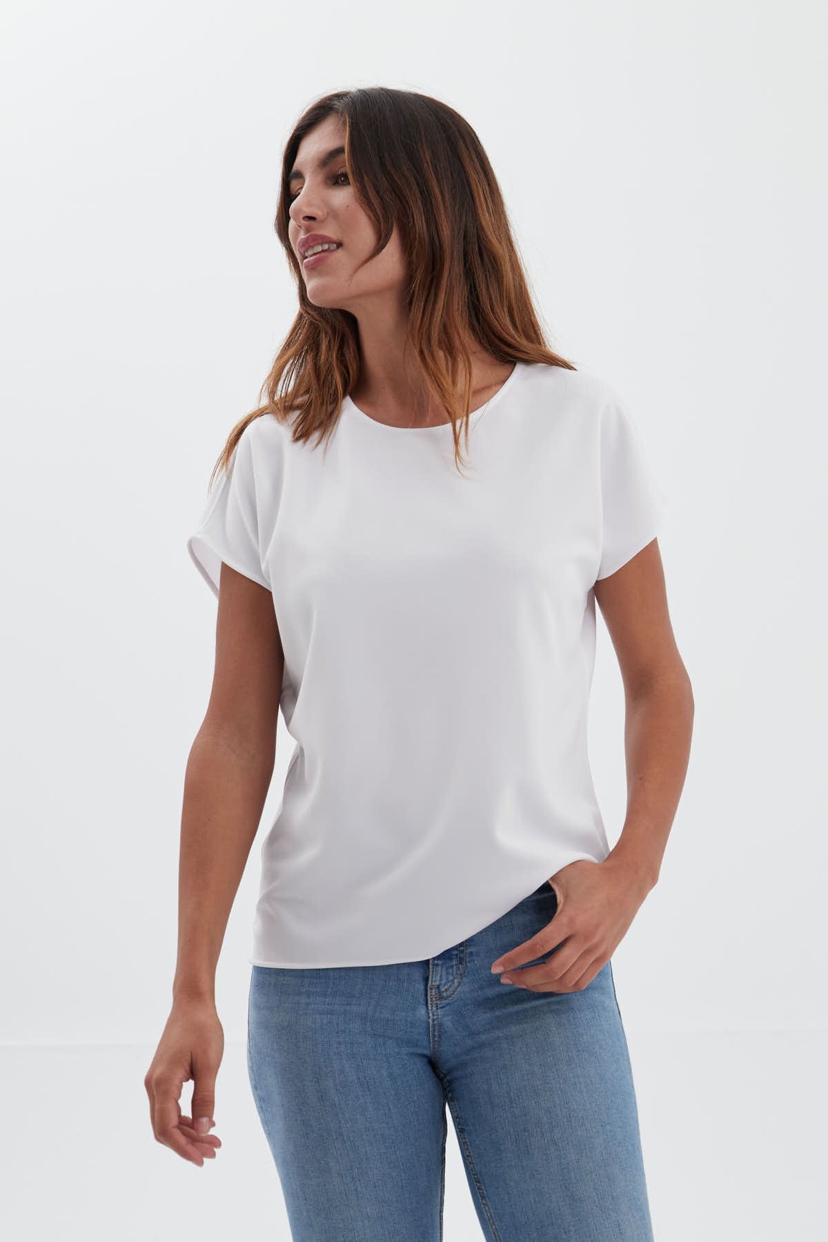 White kimono t-shirt ∞