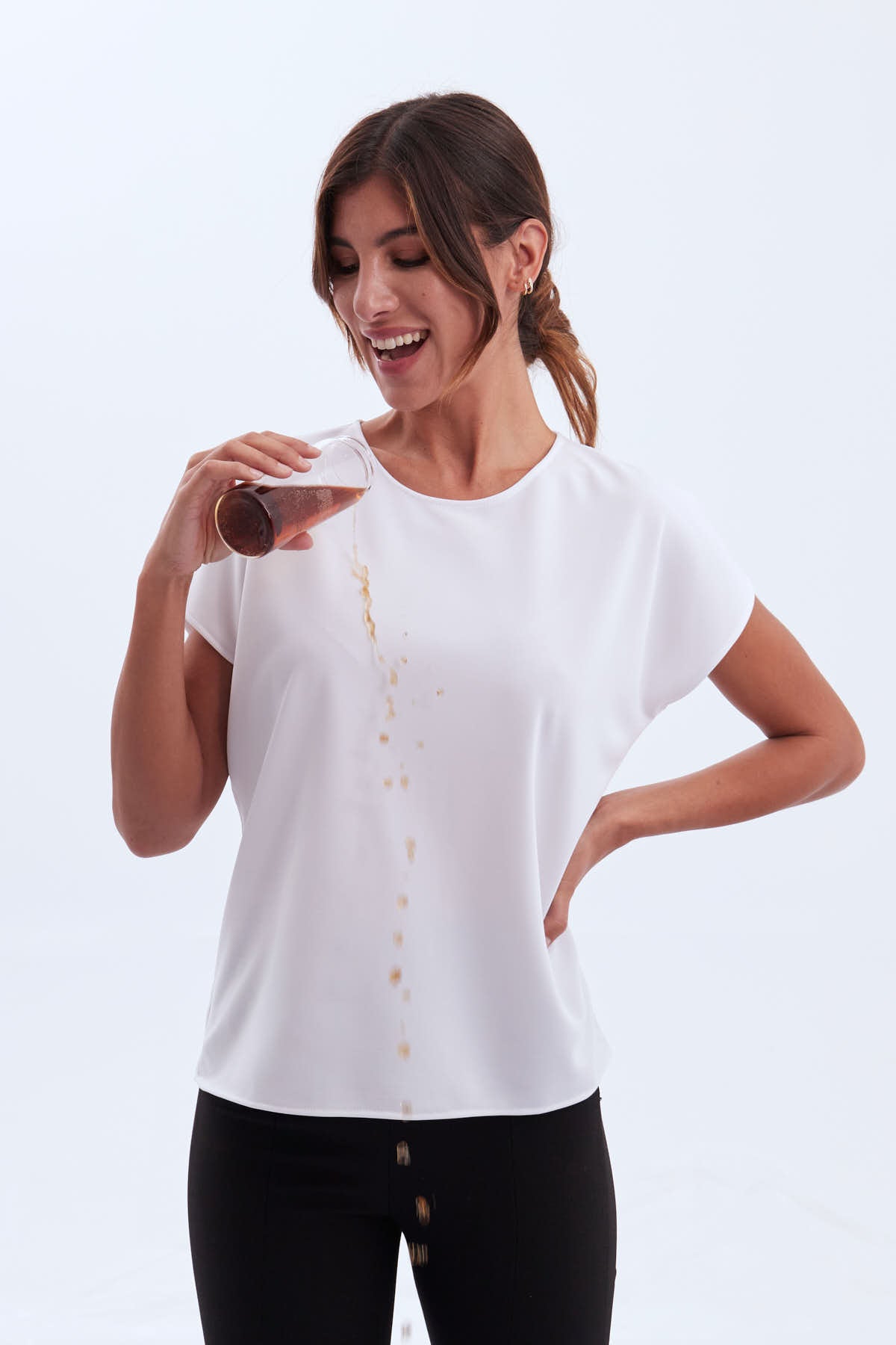 White kimono t-shirt ∞