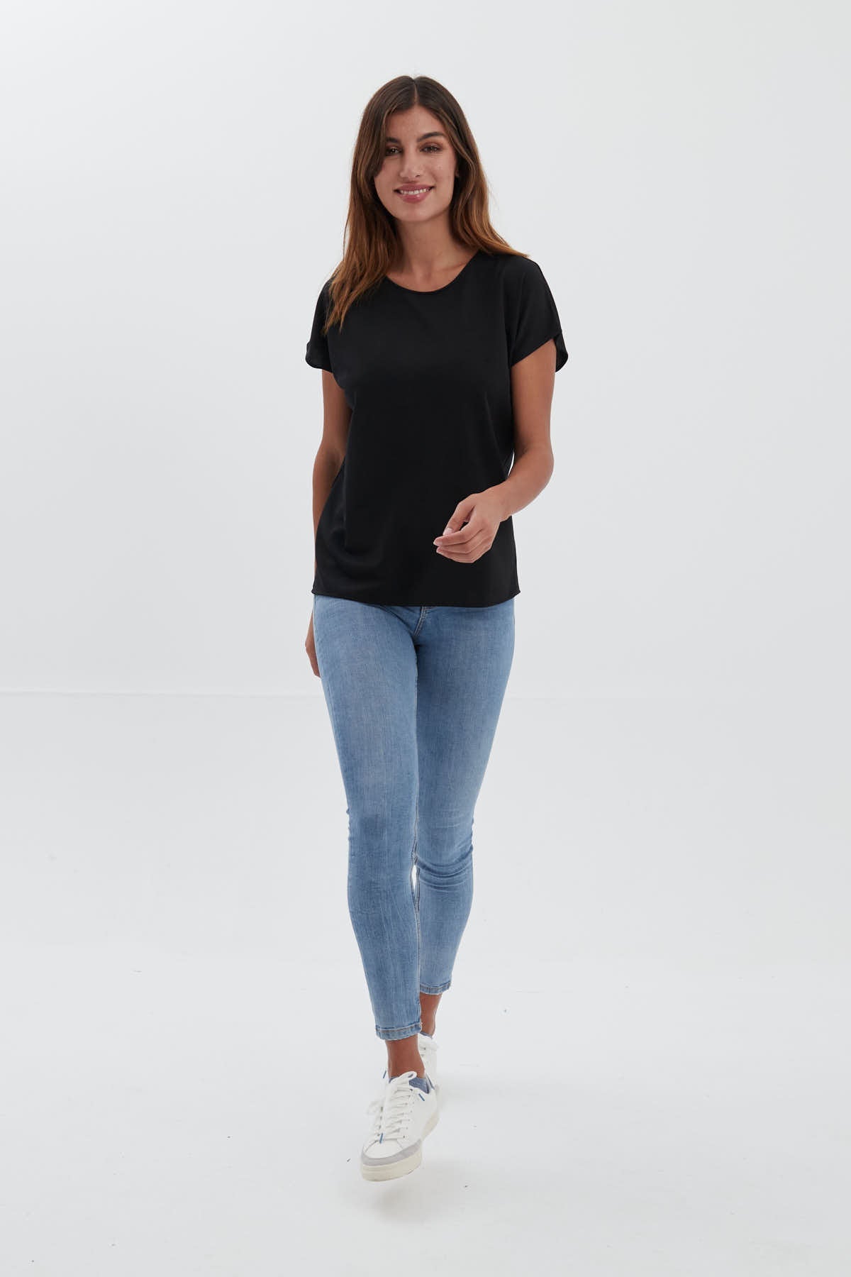 Black kimono t-shirt ∞