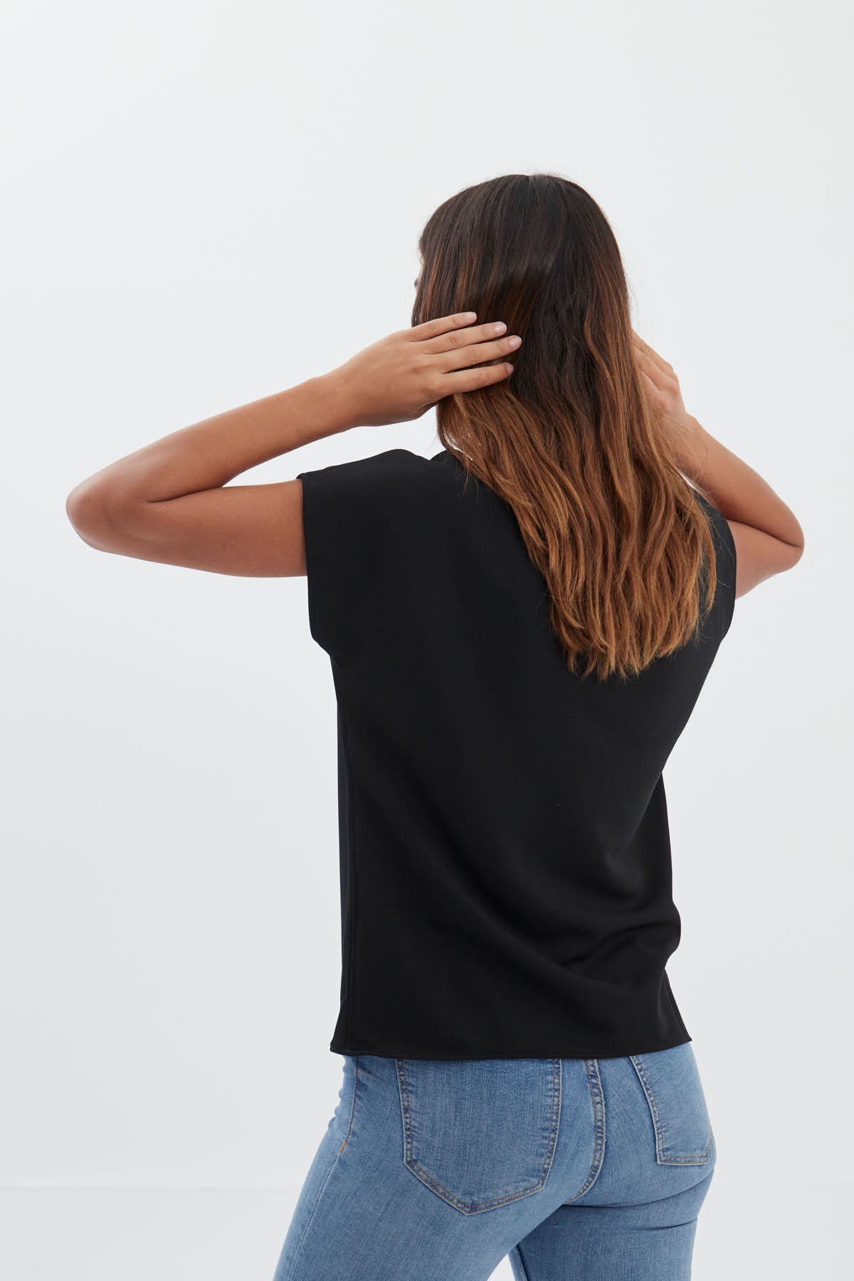 Black kimono t-shirt ∞