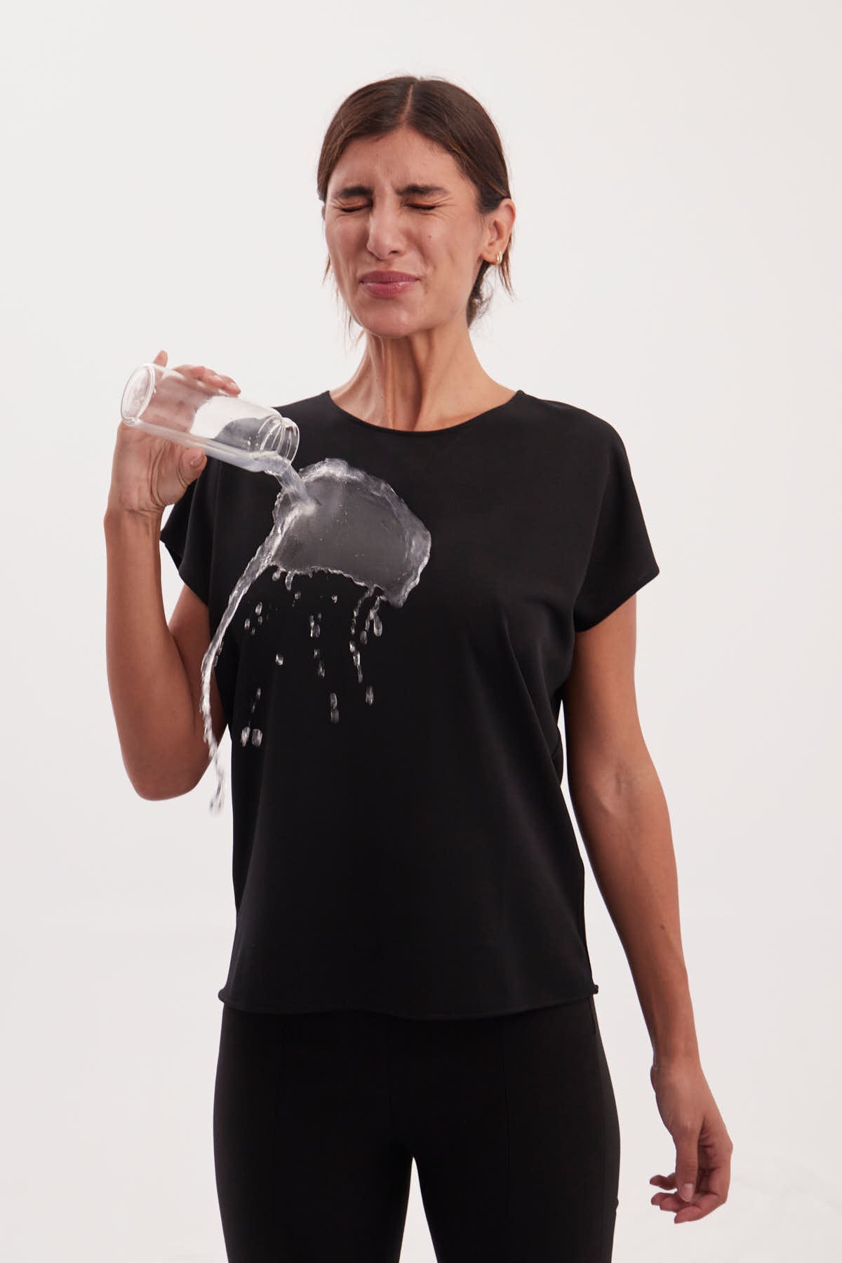 Black kimono t-shirt ∞