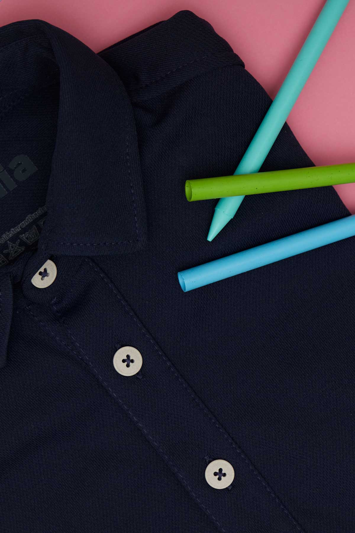 Polo azul marino Kiids