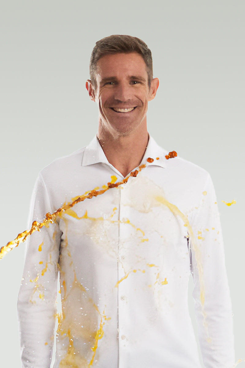 Regular fit white formal shirt ∞