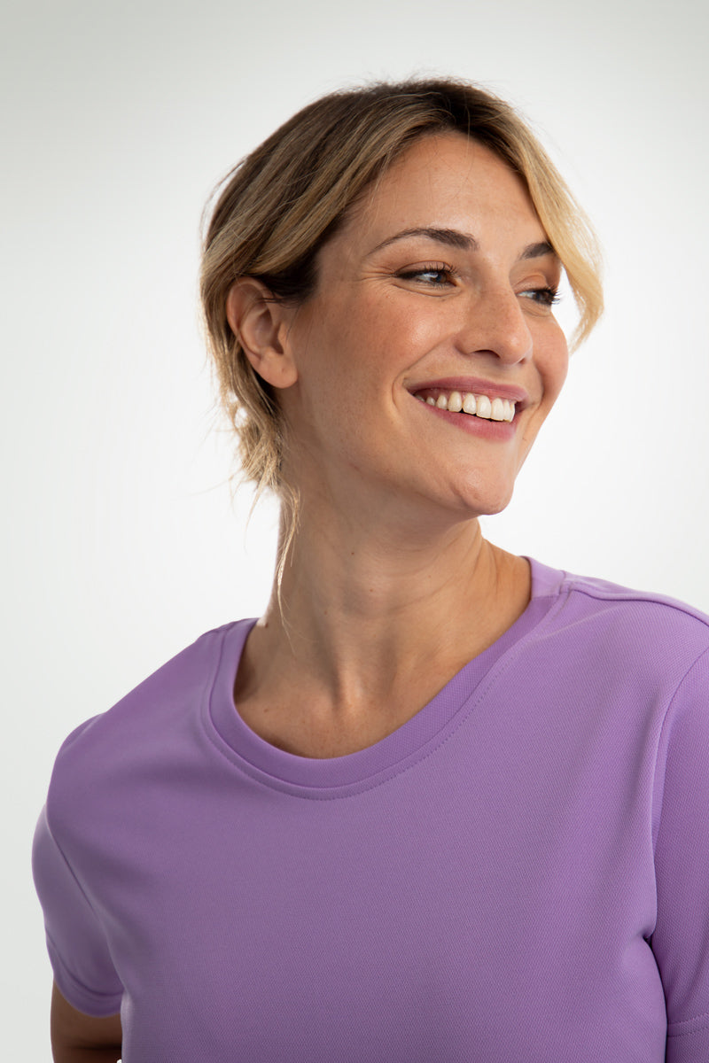 Women's mauve amethyst basic t-shirt ∞