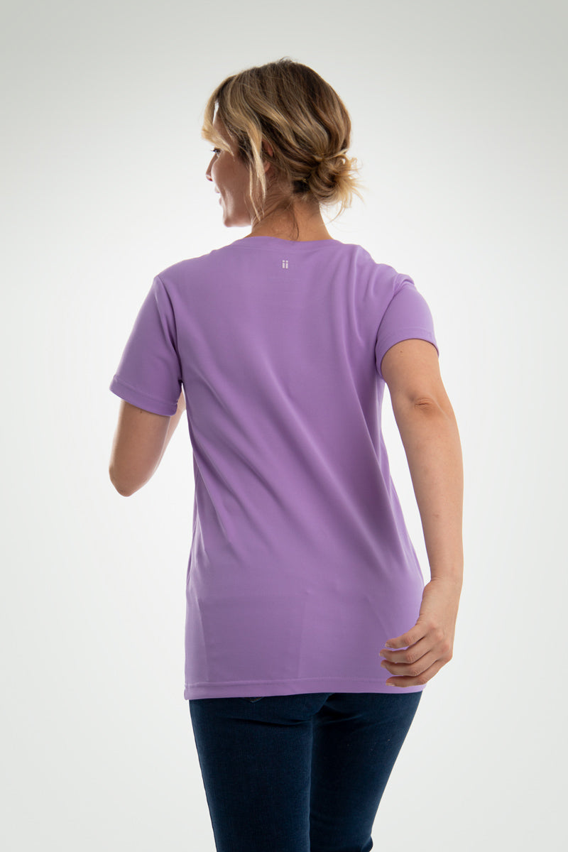 Women's mauve amethyst basic t-shirt ∞