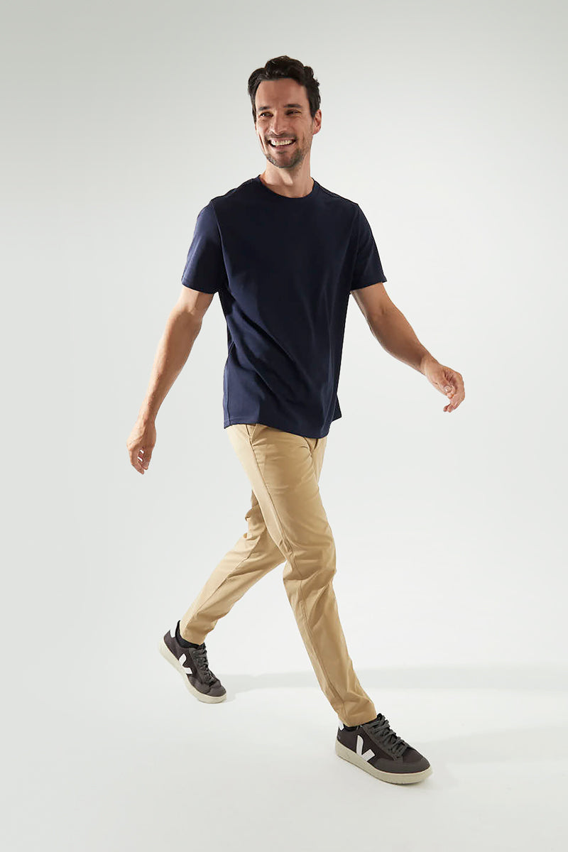 Men's sapphire blue T-shirt ∞