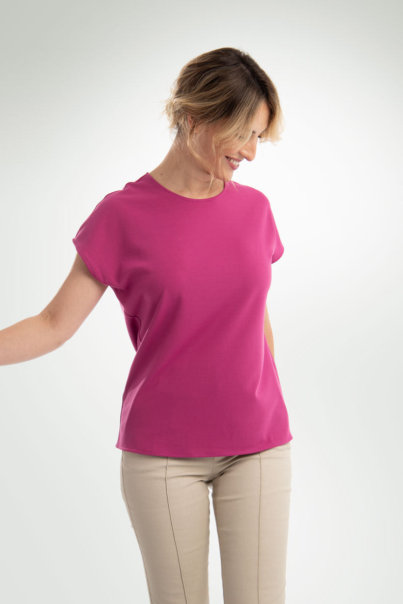 Women's kimono T-shirt pink geoda ∞