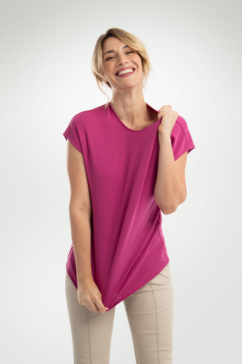 Women's kimono T-shirt pink geoda ∞