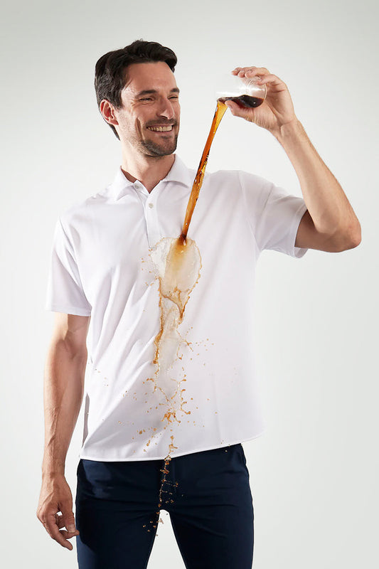 Polo blanco ∞